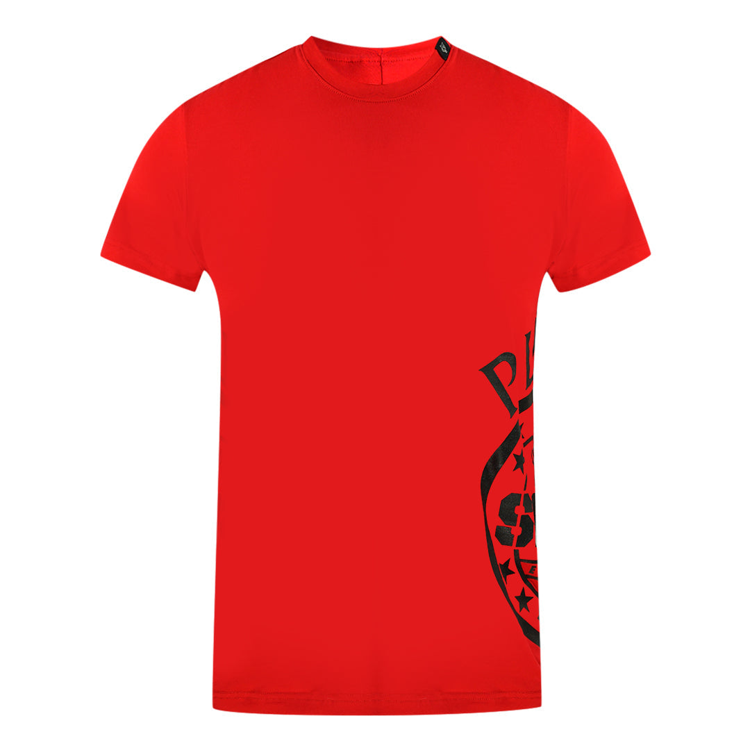 Philipp Plein Sport Side Logo Red T-Shirt - XKX LONDON