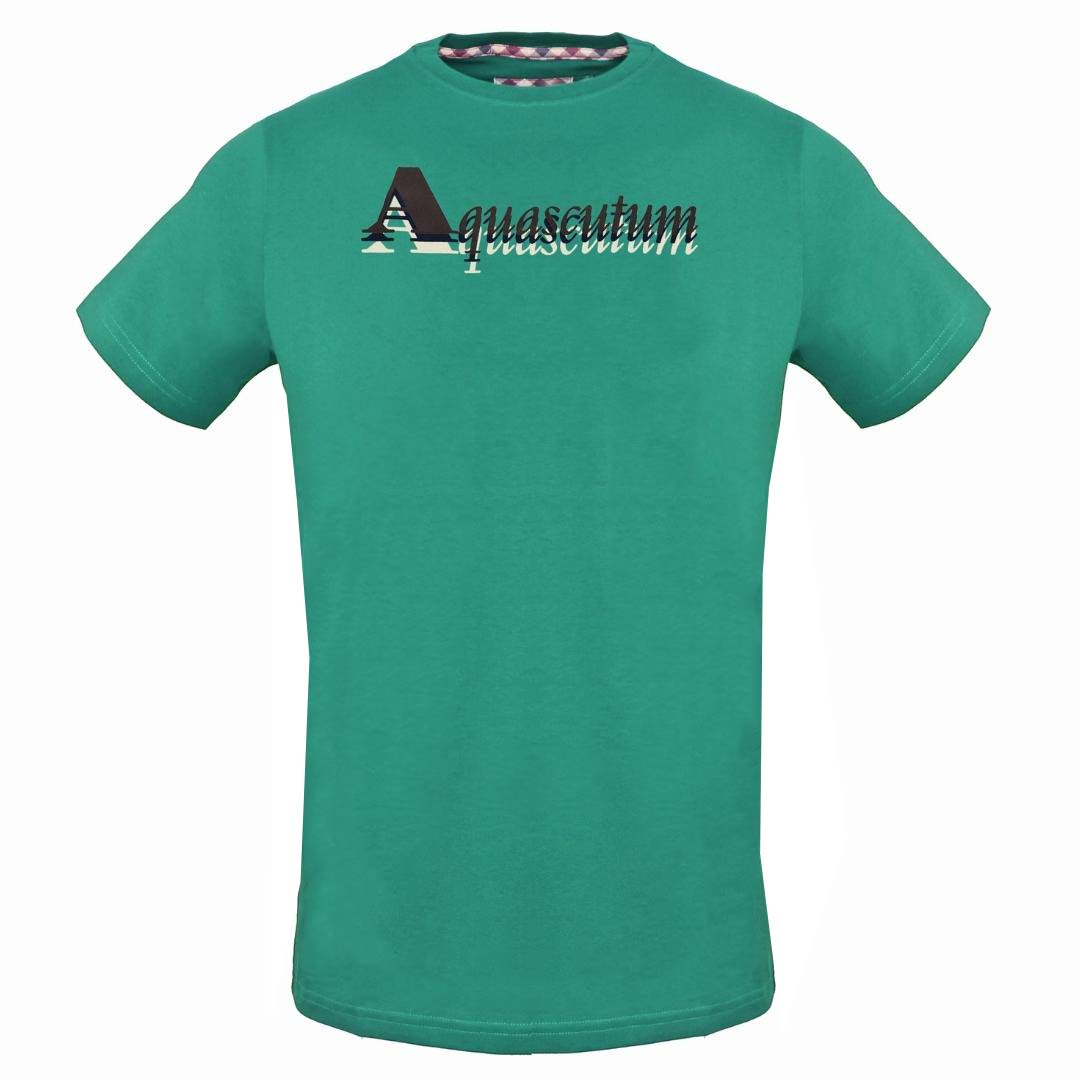 Aquascutum TSIA15 32 Green T-Shirt Aquascutum