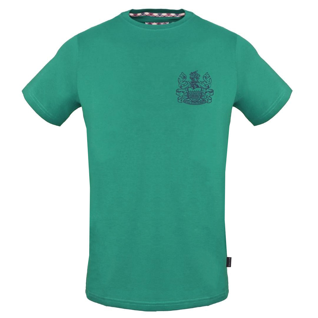 Aquascutum TSIA29 32 Green T-Shirt - XKX LONDON