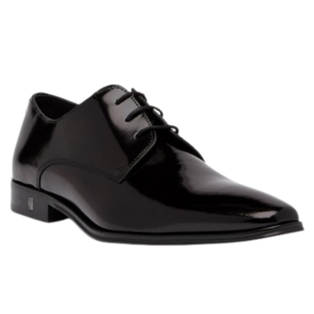 Versace Collection Black Leather Shoes