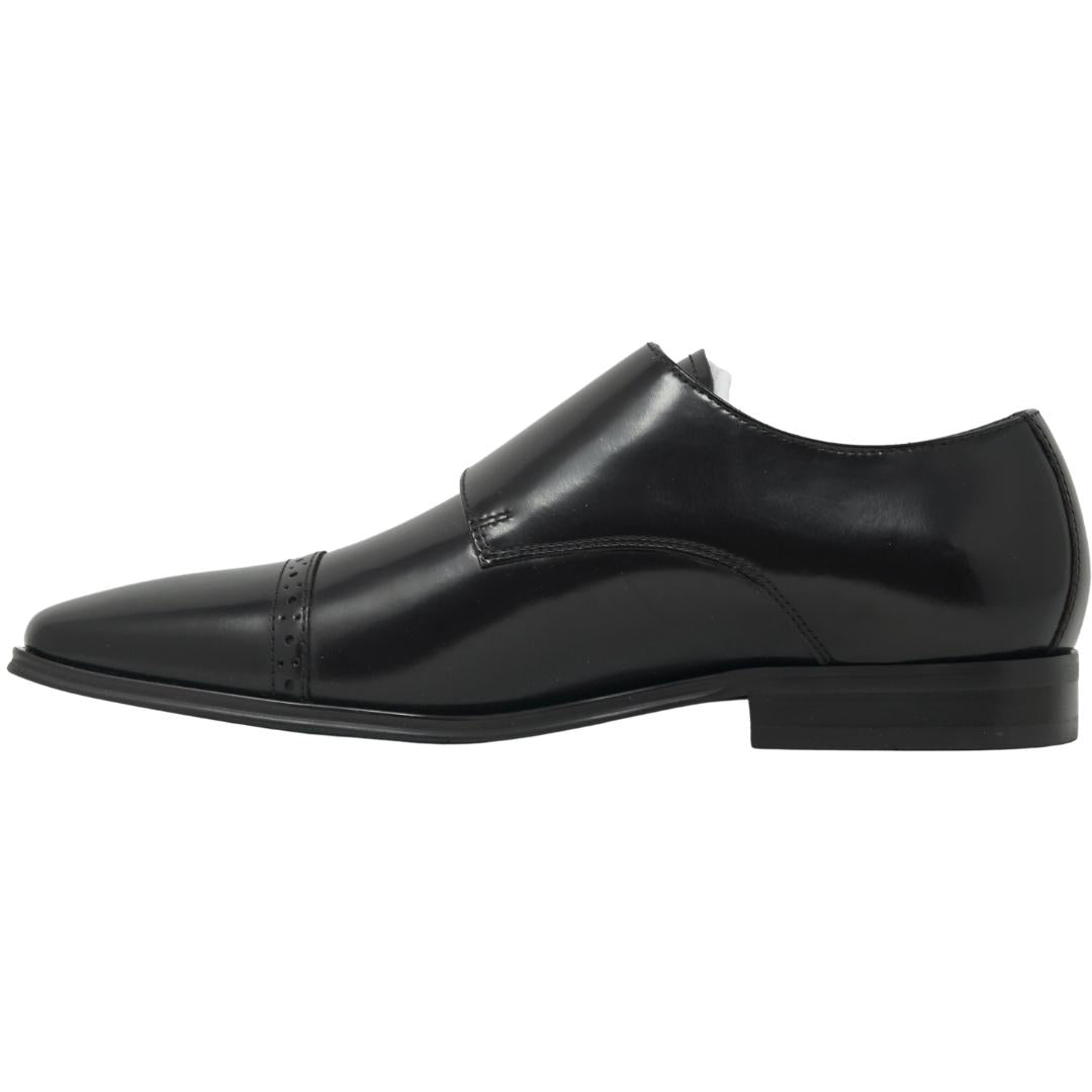 Versace Collection Monk Leather Brown Shoes Versace Collection