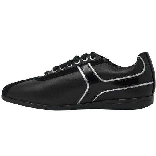 Versace Collection Logo Low Cut Black Sneakers Versace Collection