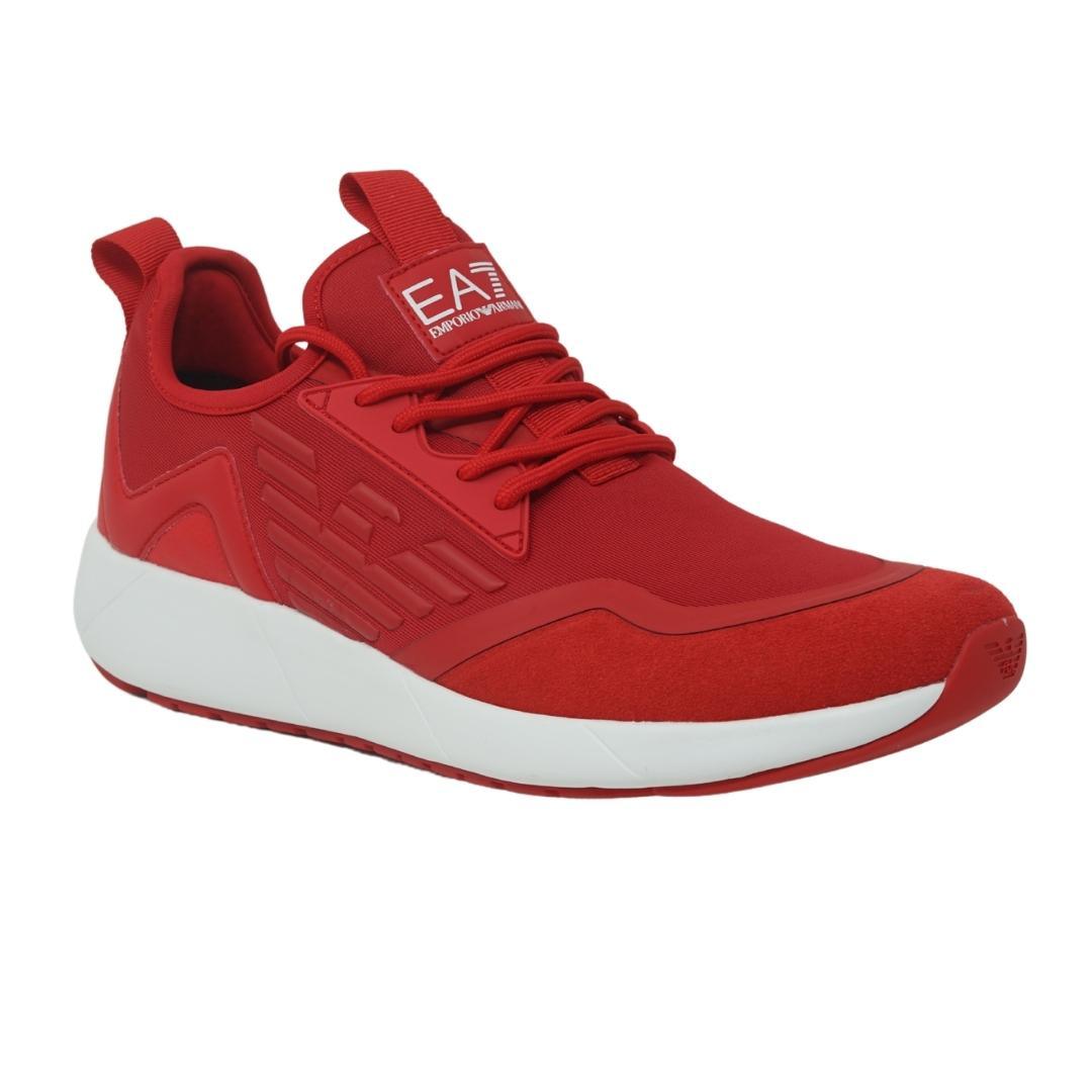 EA7 Runner Red Trainers